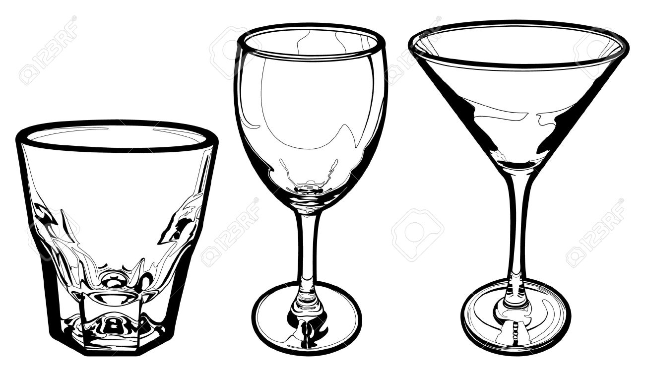 1300x758 Shot Glass Silhouette Clipart