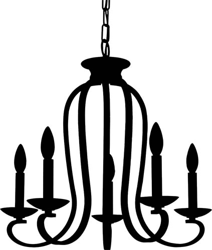 423x500 Chandelier Clipart Transparent Background