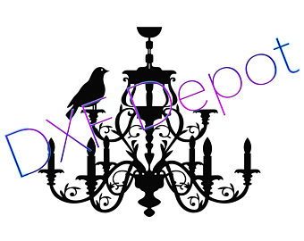 340x270 Chandelier Vector Etsy