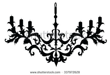 450x306 Simple Chandelier Silhouette Chandelier Vector Home Interiors
