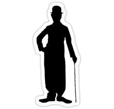 236x226 Charlie Chaplin Walk Silhouette