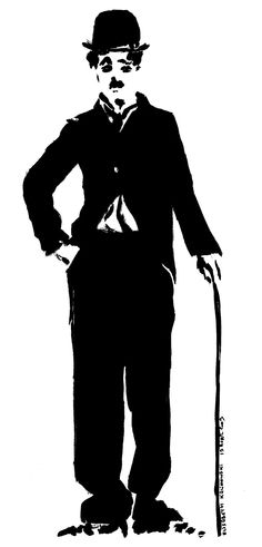 Chaplin Silhouette at GetDrawings | Free download