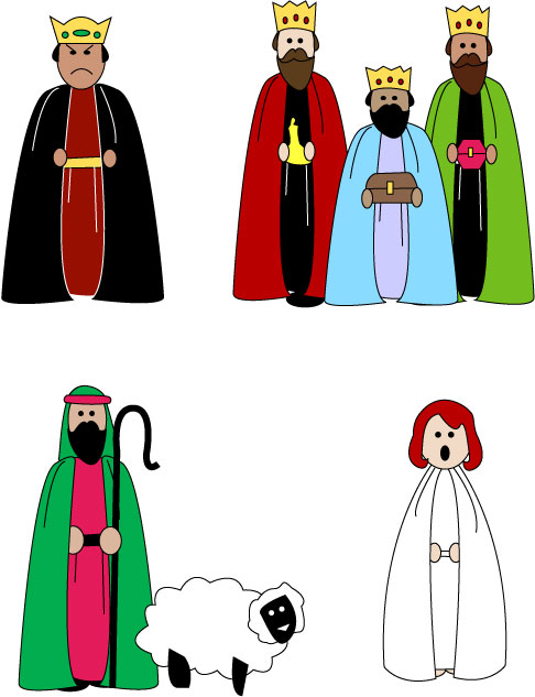 486x633 Free Nativity Clipart Silhouette Clipart Panda