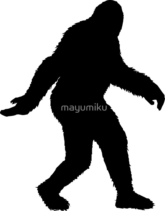 627x800 Bigfoot Clipart Silhouette 3070022