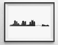 Chattanooga Skyline Silhouette at GetDrawings | Free download