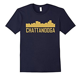 342x320 Chattanooga Tennessee Skyline Silhouette T Shirt Clothing