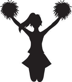 Cheer Flyer Silhouette at GetDrawings | Free download