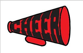 284x182 Cheer Megaphone Vector Svg Dxf Cricut Silhouette Cutting File