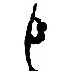 236x236 Artistic Gymnastics. Gymnastics Woman Silhouette.