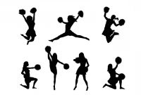 200x135 Best Vector Cheer Stunt Vector Drawing