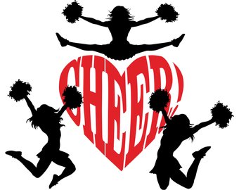 340x270 Cheerleader Clip Art Etsy