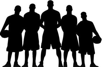 358x234 Football Team Clipart Silhouette