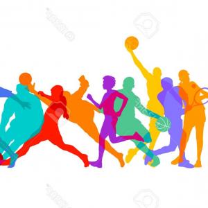 300x300 Cheering Fans Sports Silhouette Crowd Party Createmepink