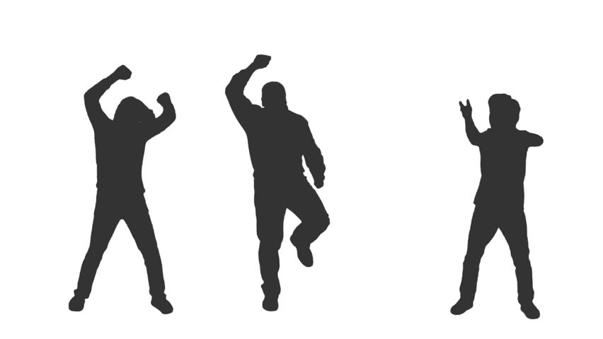 852x480 Couple Dancing Silhouettes. 4 In 1. More Options In My Portfolio