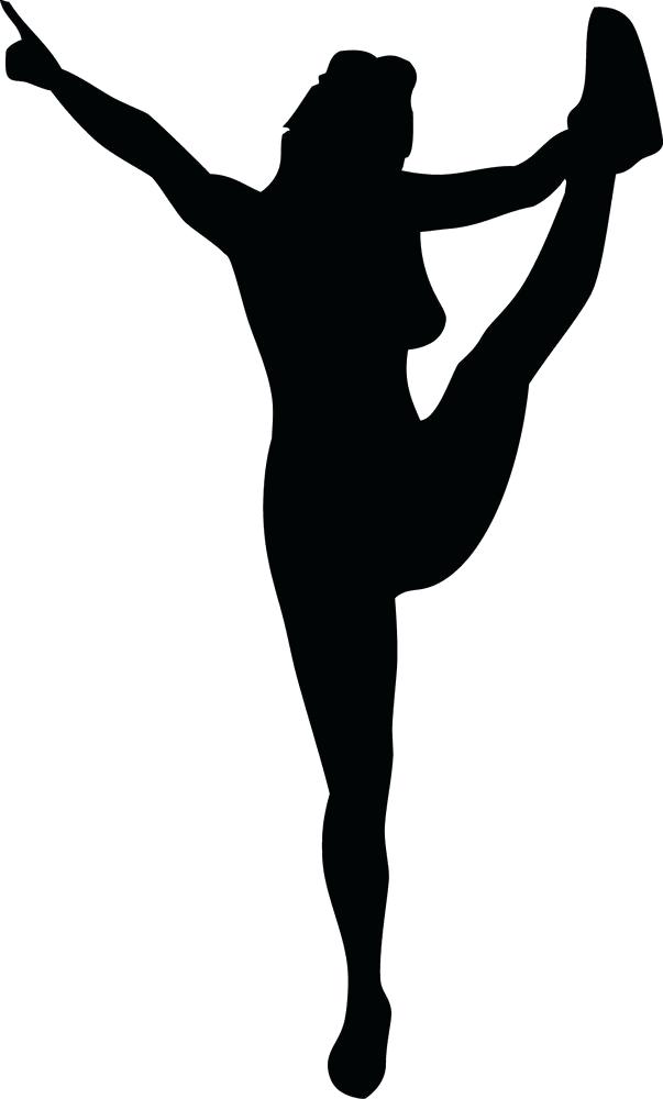603x1000 Cheerleading Clipart Cheerleader On Stick Figures And Cheer Stunt
