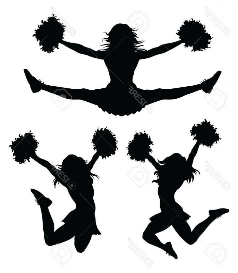 775x889 Cheerleading Clipart Jumps