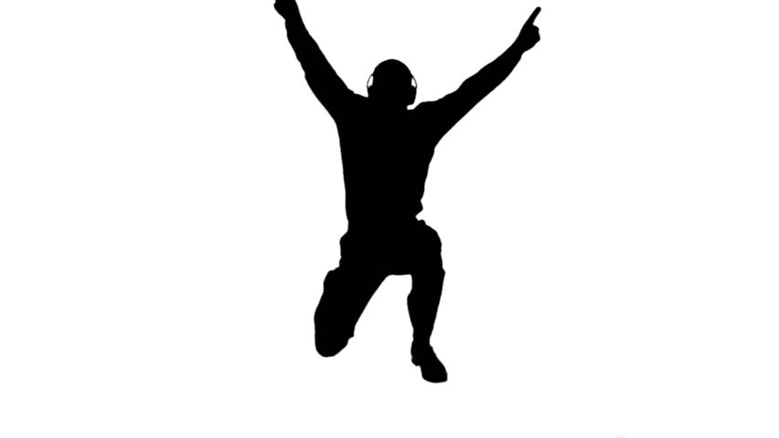 852x480 Beautiful Girl Cheerleader Dances On A White Background