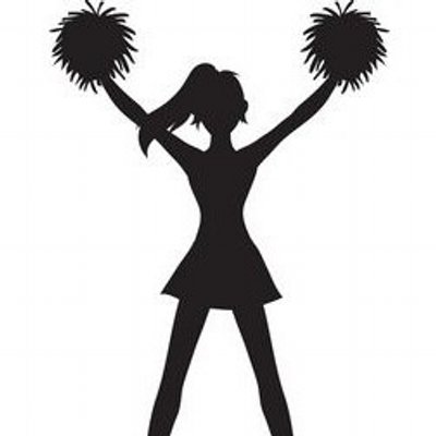 Cheerleader Jumping Silhouette at GetDrawings | Free download