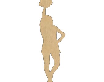 340x270 Cheerleader Cutout Etsy