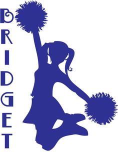 Cheerleader Silhouette Image at GetDrawings | Free download