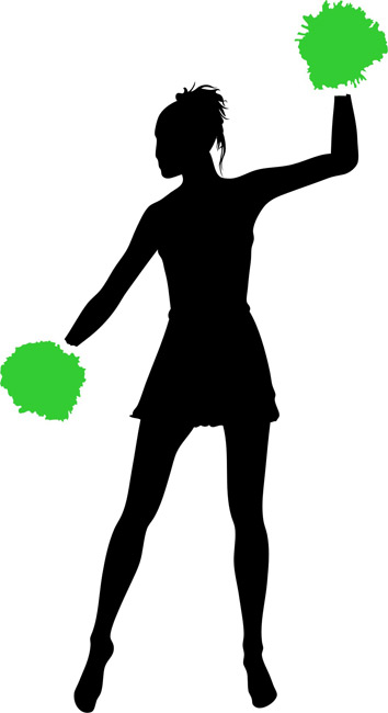 354x650 Cheerleader Silhouette Images