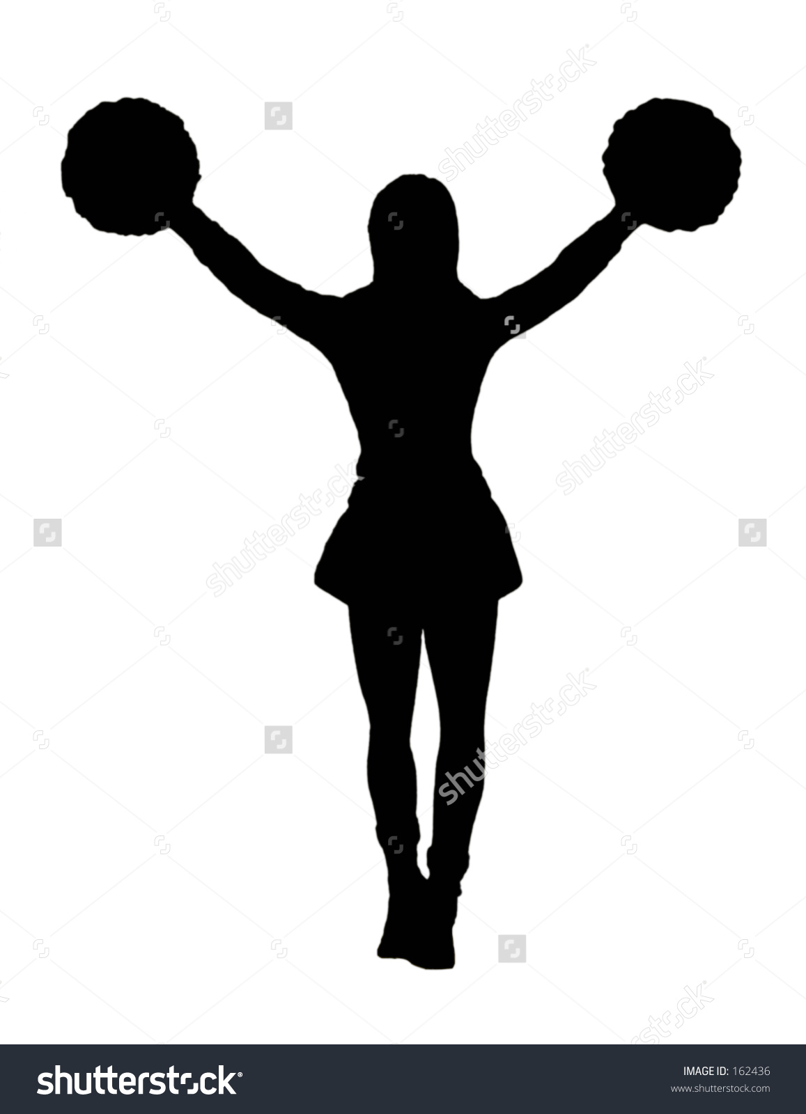 1157x1600 Clip Art Cheerleading Silhouette Clip Art
