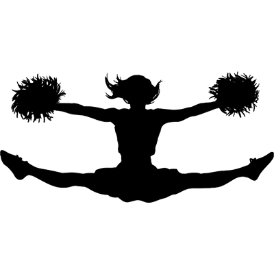 400x400 New Cheerleader Silhouette