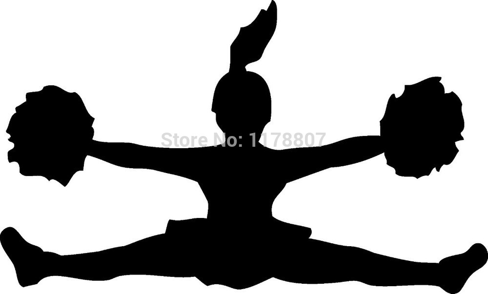 1000x603 Cheer Toe Touch Clipart