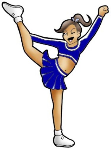 375x500 Cheerleader Cheerleading Stunt Clipart Clipart Cheer Clipart 2 3