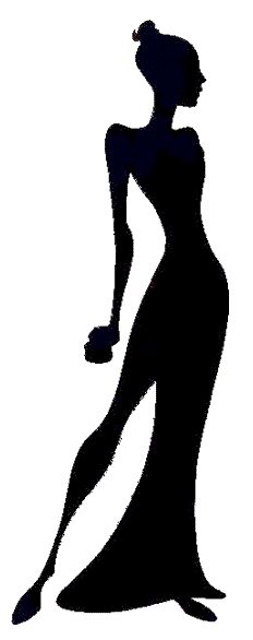 232x586 Elegant Silhouette Woman Wine