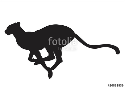 500x354 Cheetah Silhouette Stock Photo And Royalty Free Images On Fotolia
