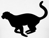 190x147 Running Cheetah Silhouette By Azza1070 Spreadshirt