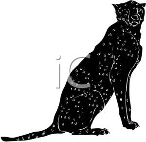 300x291 Silhouette Of An Adult Cheetah