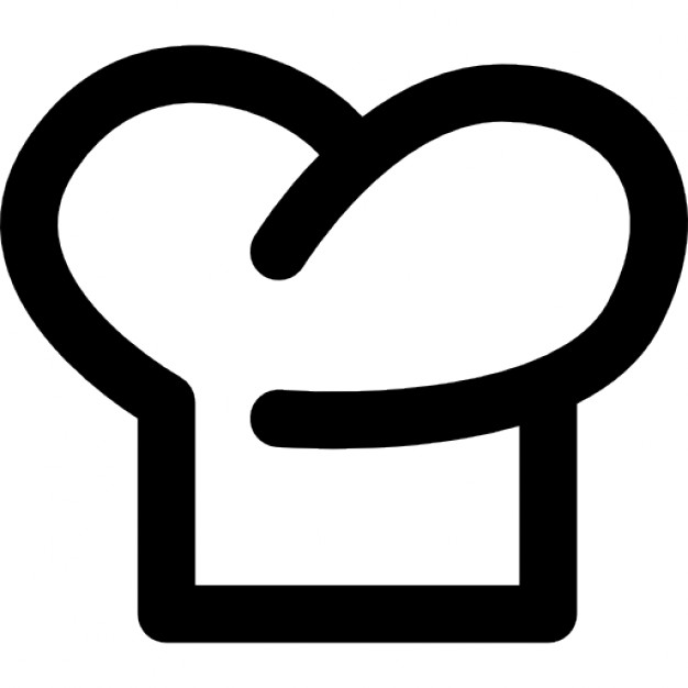 626x626 Chef Hat Outline Symbol Icons Free Download