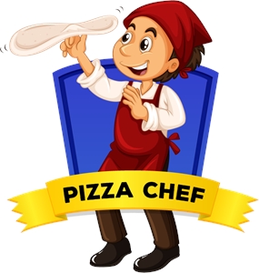 285x300 Pizza Chef Logo Vector (.eps) Free Download