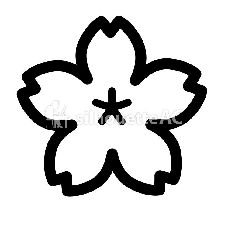 750x750 Free Silhouette Vector Cherry Blossoms