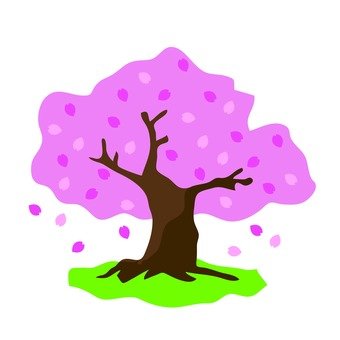 340x340 Free Silhouette Vector Cherry Blossom Viewing