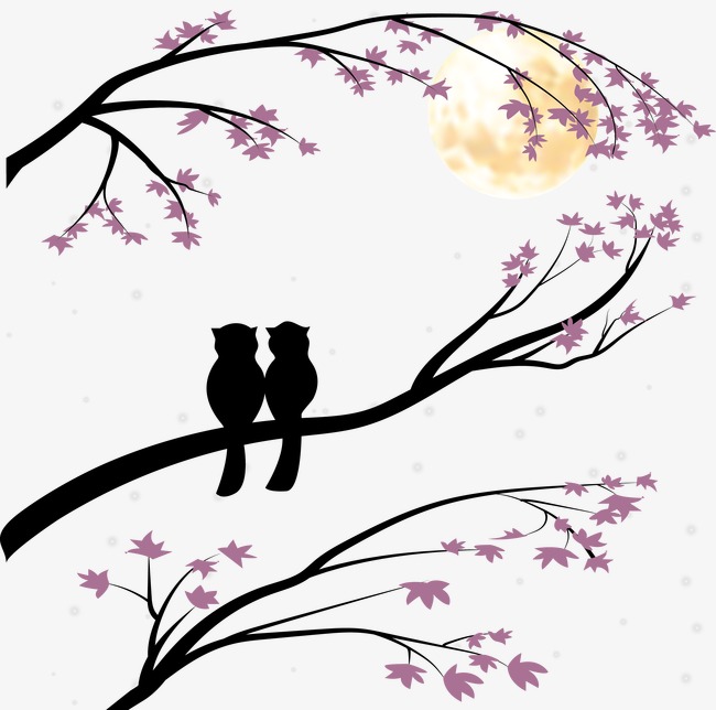 650x644 Couple Bird Silhouette, Black White, Sketch, Love Png