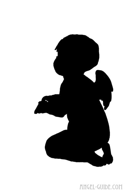474x670 Flying Cherub Picture Angel Silhouette From Our Free Angel Images