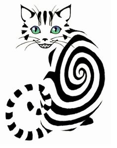 236x298 Cheshire Cat Drawing