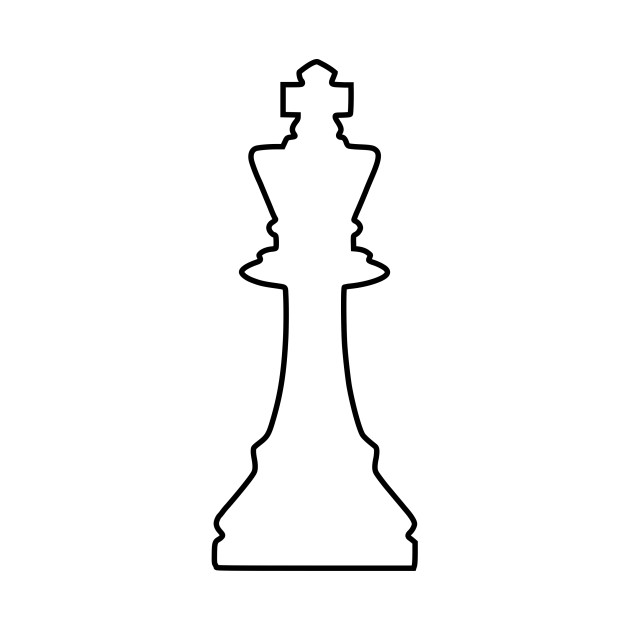 630x630 Limited Edition. Exclusive White Silhouette Chess Piece Remix