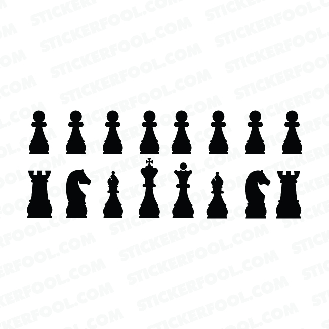 Chess Pieces Silhouette at GetDrawings | Free download