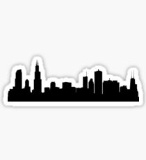210x230 Chicago Skyline Stickers Redbubble