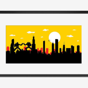 300x300 Chicago Skyline Art Etsy Au