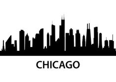 235x166 Cartoon Chicago Skyline