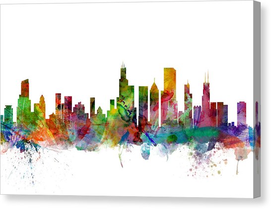 546x422 Chicago Skyline Canvas Prints Fine Art America