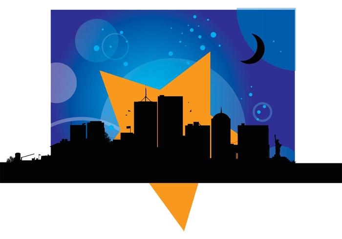 700x490 Chicago Skyline Free Vector Art