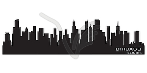 300x150 Free Chicago Skyline Silhouette Clipart
