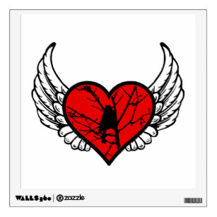 307x307 Black Bird Silhouette Wall Decals Amp Wall Stickers Zazzle