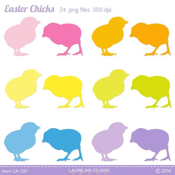 570x570 Items Similar To Easter Chick Clipart, Chicken Silhouette, Easter